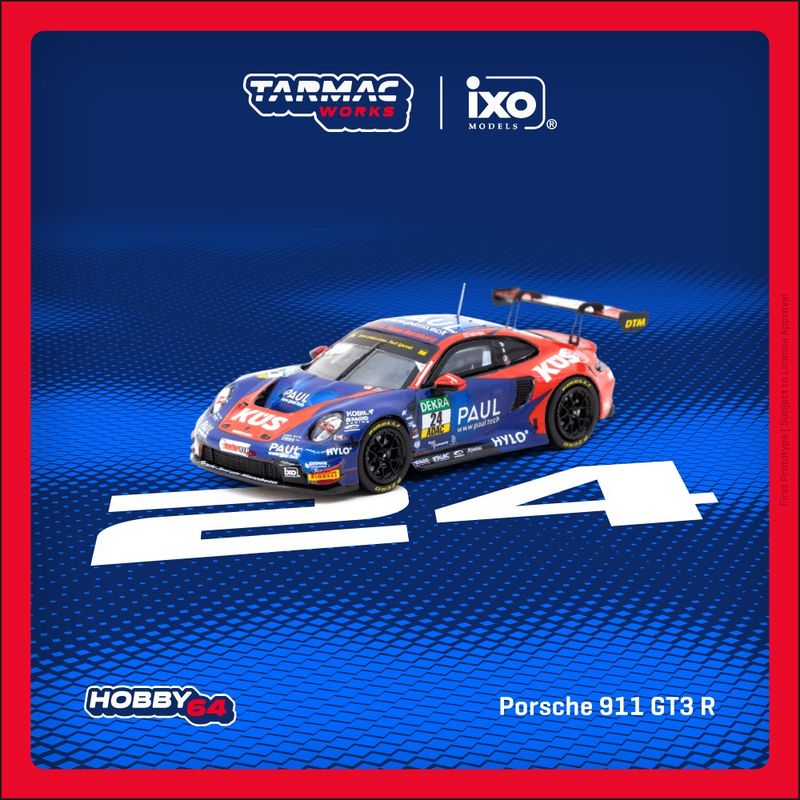 1:64 Tarmac - 2023 Porsche 911 GT3 R DTM #24 Ayhancan Güven 1:64 Tarmac - 2023 Porsche 911 GT3 R DTM #24 Ayhancan Güven