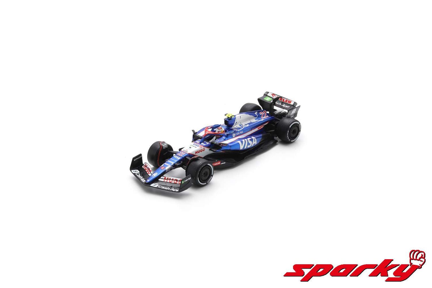 1:64 Spark - Visa Cash App RB Formula One Team VCARB 01 No.22 2024 Yuki Tsunoda