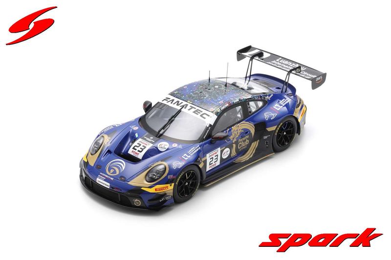 1:18 Spark - Porsche 911 GT3 R (992) No.23 Phantom Global Racing 24H Spa 2024 J. Evans – J. Eriksson – T. Preining 1:18 Spark - Porsche 911 GT3 R (992) No.23 Phantom Global Racing 24H Spa 2024 J. Evans – J. Eriksson – T. Preining