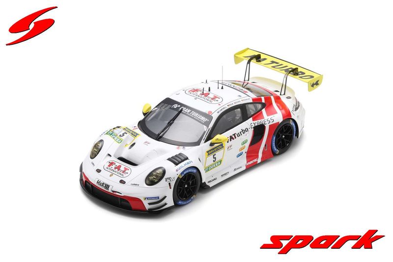 1:18 Spark - Porsche 911 GT3 R (992) No.5 Herberth Motorsport 24H Nürburgring 2024 R. Renauer - V. Kolb - D. Olsen - M. Campbell 1:18 Spark - Porsche 911 GT3 R (992) No.5 Herberth Motorsport 24H Nürburgring 2024 R. Renauer - V. Kolb - D. Olsen - M. Campbell