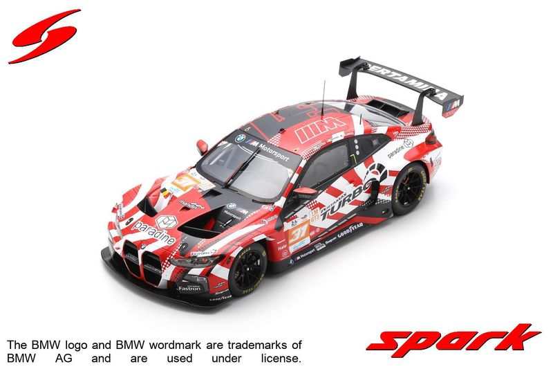 1:18 Spark - BMW M4 GT3 No.31 TEAM WRT 2nd LMGT3 class Le Mans 24H 2024 A. Farfus - D. Leung - S. Gelael 1:18 Spark - BMW M4 GT3 No.31 TEAM WRT 2nd LMGT3 class Le Mans 24H 2024 A. Farfus - D. Leung - S. Gelael