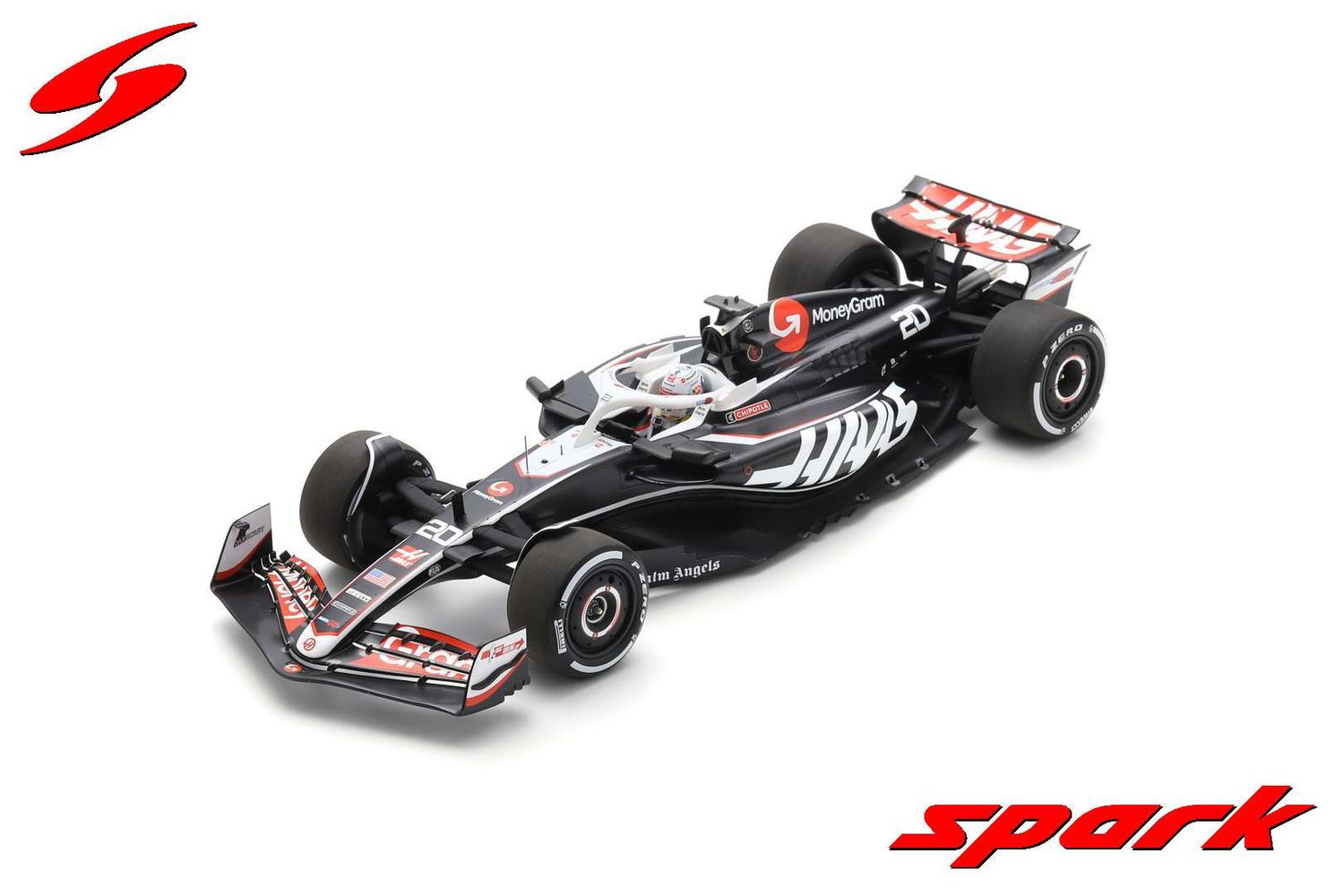 1:18 Spark - MoneyGram Haas F1 Team VF-24 No.20 10th Australian GP 2024 Kevin Magnussen