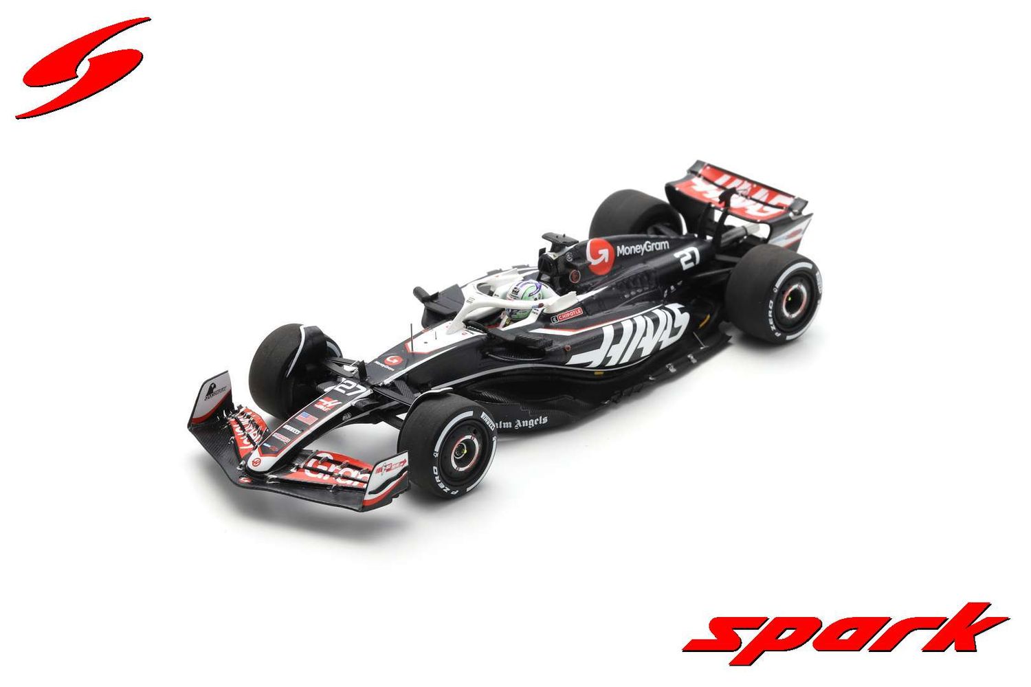 1:43 Spark - MoneyGram Haas F1 Team VF24 No.27 Saudi Arabian GP 2024 Nico Hulkenberg