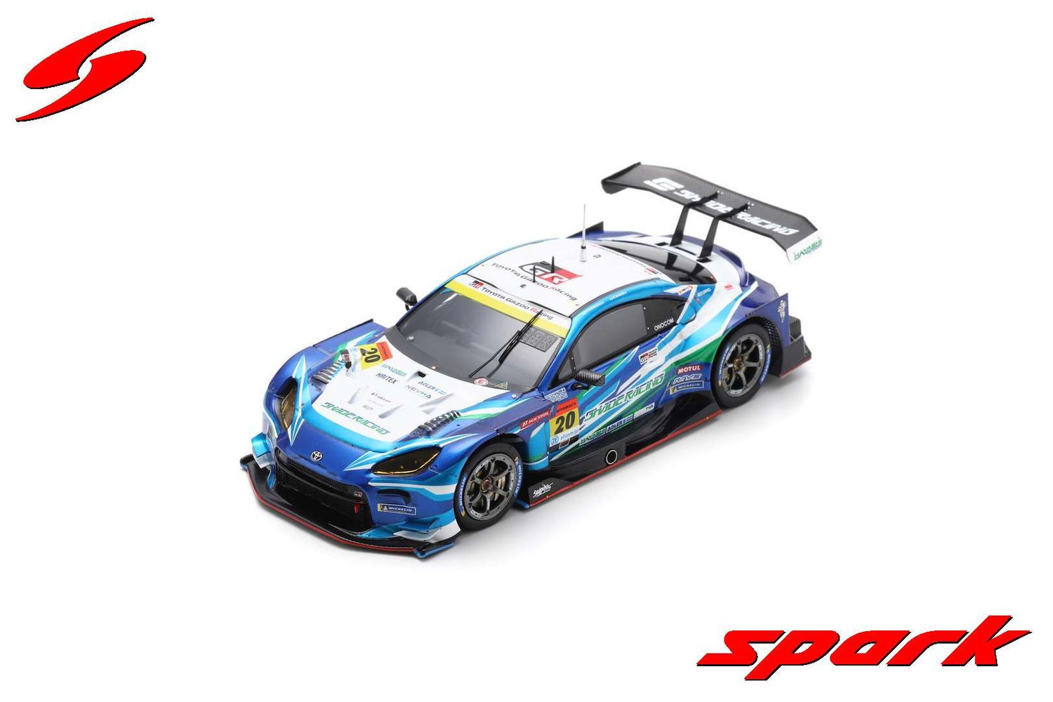 1:43 Spark - SHADE RACING GR86 GT No.20 SHADE RACING GT300 SUPER GT 2024 K. Hiranaka - E. Shimizu