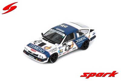 1:43 Spark - Alfa Romeo GTV 6 No.42 24H Spa 1984 M. Cipriani - D. Toffoli - M. Siena 1:43 Spark - Alfa Romeo GTV 6 No.42 24H Spa 1984 M. Cipriani - D. Toffoli - M. Siena