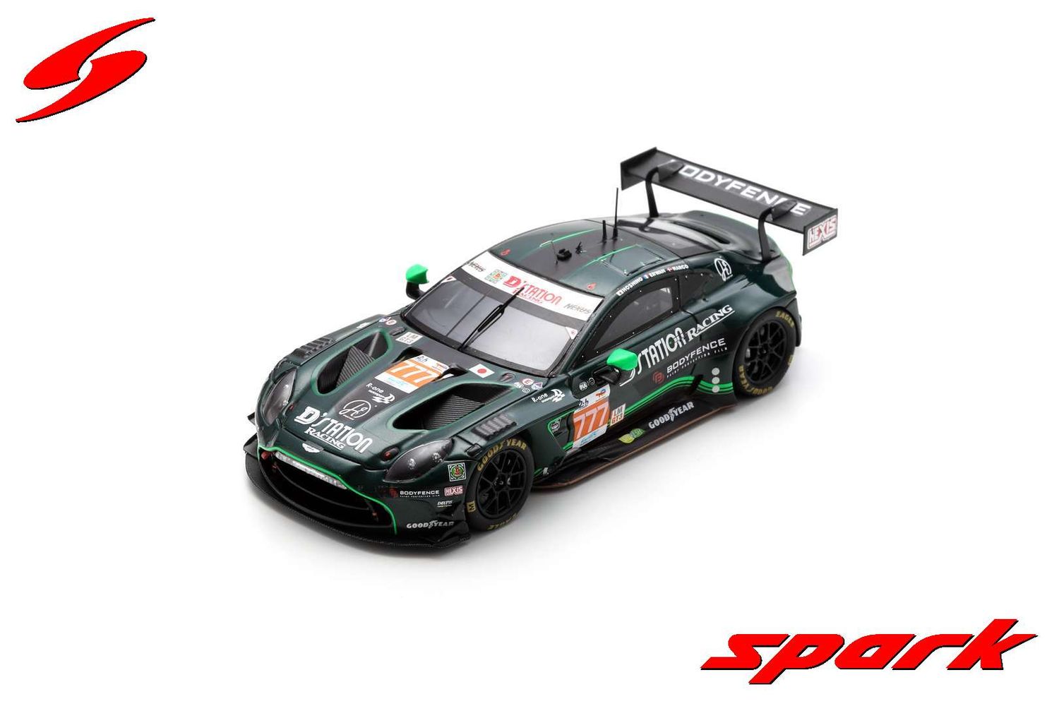 1:43 Spark - Aston Martin Vantage AMR GT3 No.777 D'STATION RACING Le Mans 24H 2024 S. Hoshino - M. Sørensen - E. Bastard