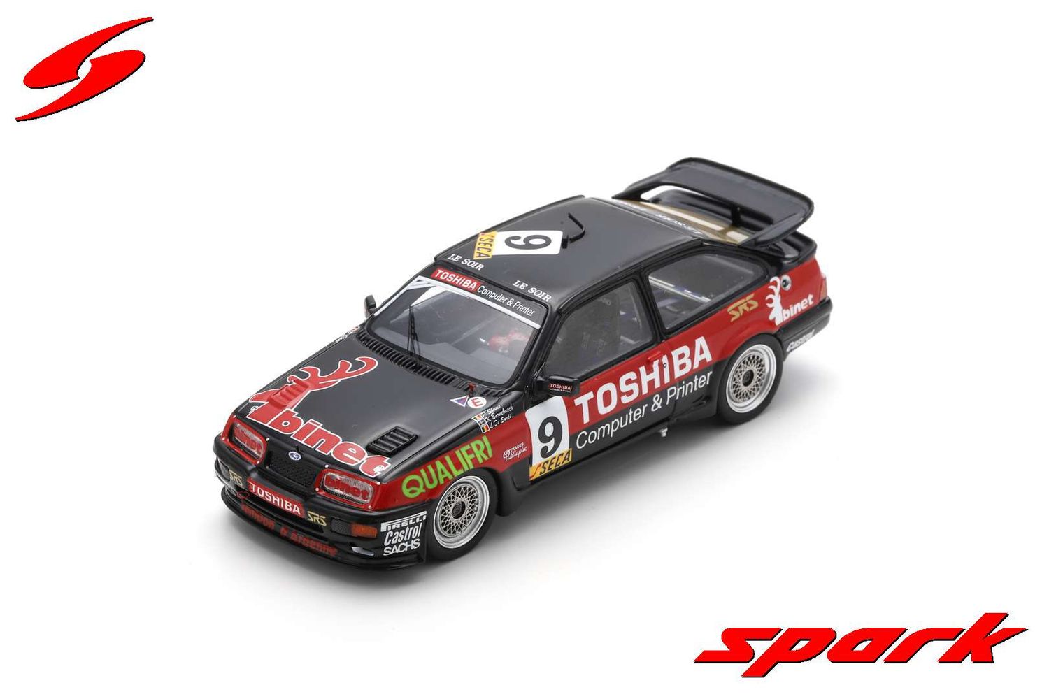 1:43 Spark - Ford Sierra RS500 Cosworth No.9 24H Spa 1989 K. Bornebusch - L. de Sordi - P. Slaus
