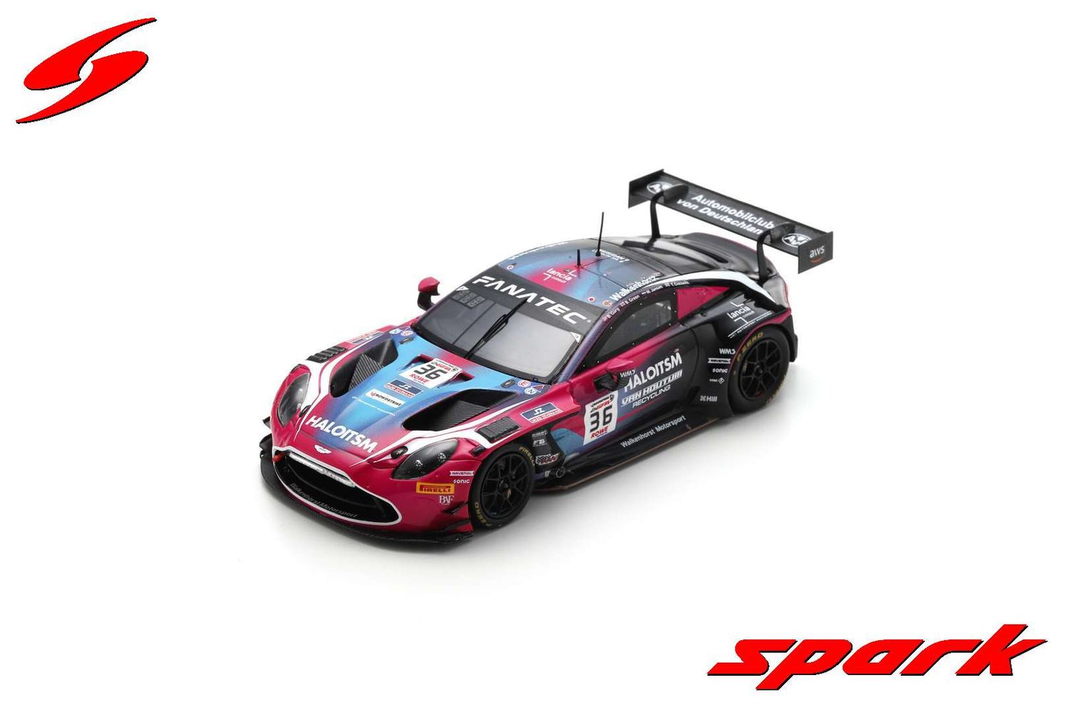 1:43 Spark - Aston Martin Vantage AMR GT3 EVO No.36 Walkenhorst Motorsport 24H Spa 2024 T. Creswick – B. Garg – M. Jansen – B. Green