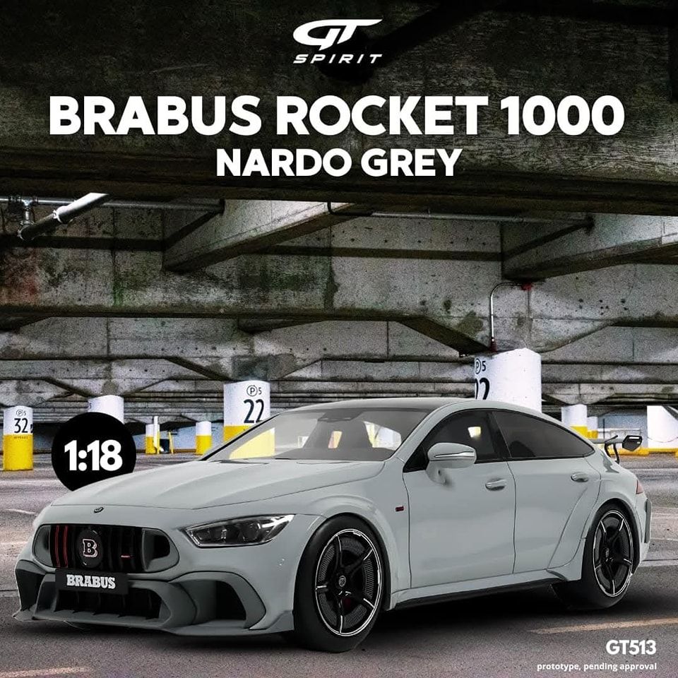 1:18 GT Spirit - 2024 Mercedes Brabus Rocket 1000 Grey