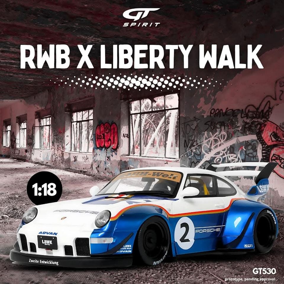 1:18 GT Spirit - 2023 Porsche RWB X Liberty Walk