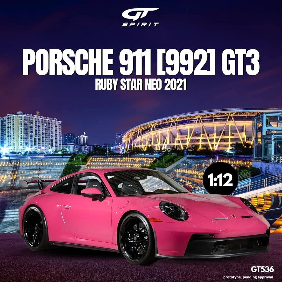 1:12 GT Spirit - 2021 Porsche 911 (992) GT3 Ruby Star