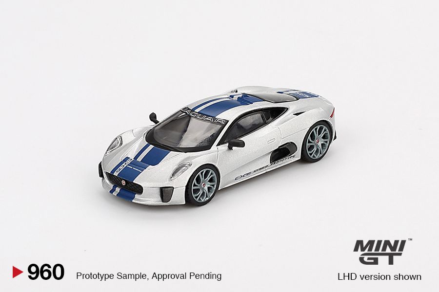 1:64 Mini GT - 2010 Jaguar C-X75 Silver