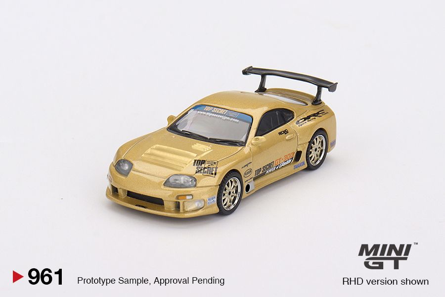 1:64 Mini GT - 2023 Toyota Supra Mk4 (A80) Top Secret GT-300 Gold