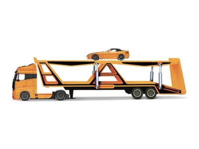 1:64 Maisto - Mercedes Benz ACTROS 1851 + Mercedes SLR McLAREN 1:64 Maisto - Mercedes Benz ACTROS 1851 + Mercedes SLR McLAREN