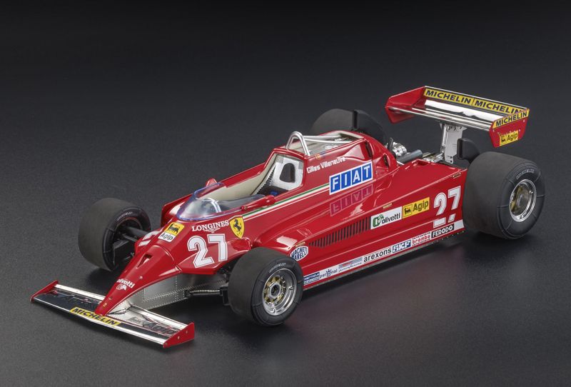 1:18 GP Replicas - Ferrari F1 126CK #27 Winner Spain GP 1981 G. Villeneuve 1:18 GP Replicas - Ferrari F1 126CK #27 Winner Spain GP 1981 G. Villeneuve