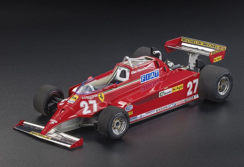 1:18 GP Replicas - Ferrari F1 126CK #27 Winner Monaco GP 1981 G. Villeneuve 1:18 GP Replicas - Ferrari F1 126CK #27 Winner Monaco GP 1981 G. Villeneuve