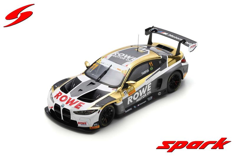 1:18 Spark - BMW M4 GT3 No.11 ROWE Racing 3rd FIA GT World Cup Macau 2023 Augusto Farfus