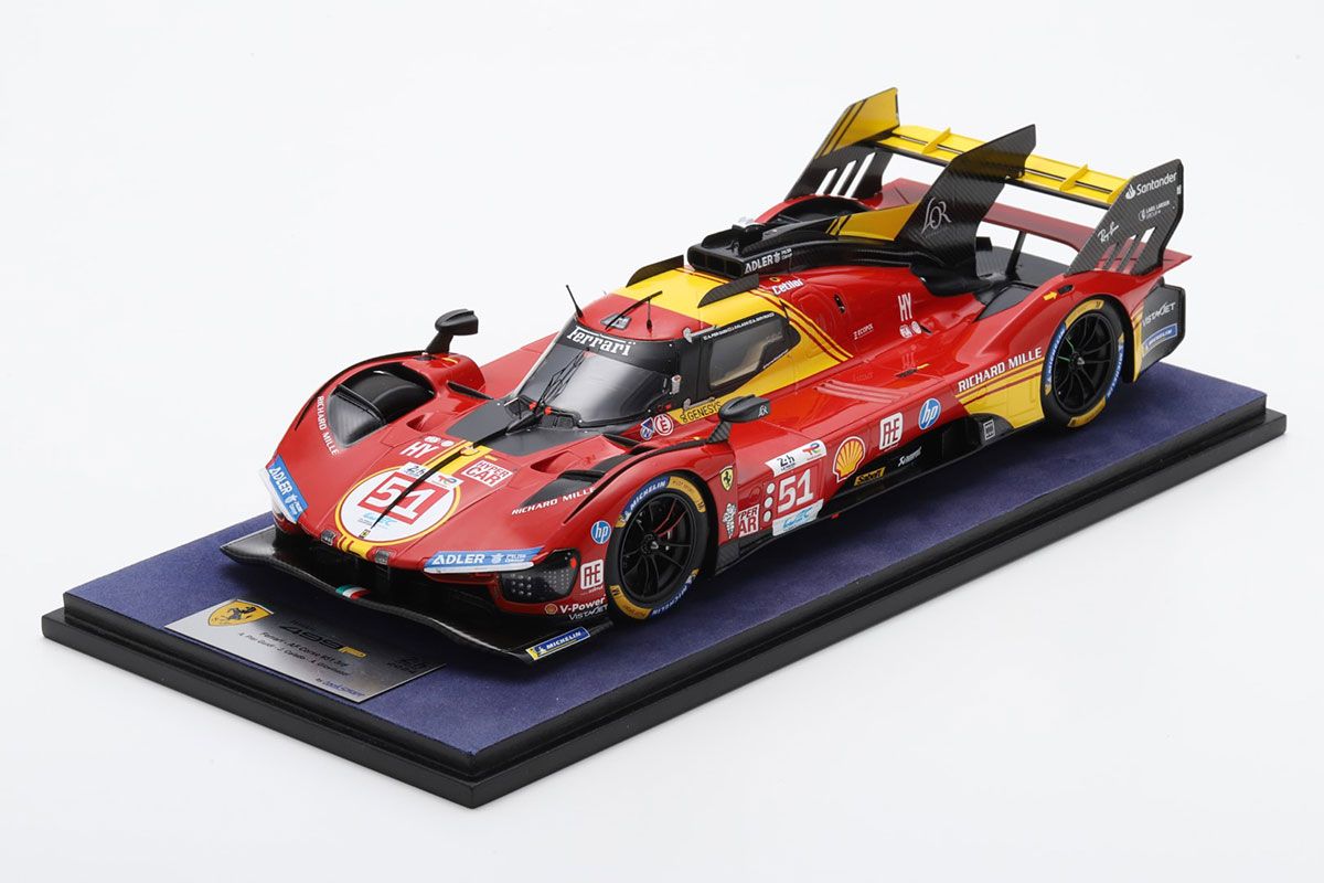 1:18 Looksmart - Ferrari 499P No.51 Ferrari AF Corse Le Mans 24H 2024 Alessandro Pier Guidi James Calado Antonio Giovinazzi