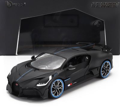 1:18 Bburago - Bugatti Divo 2018 - 50th Anniversary Bburago Carbon Fiber