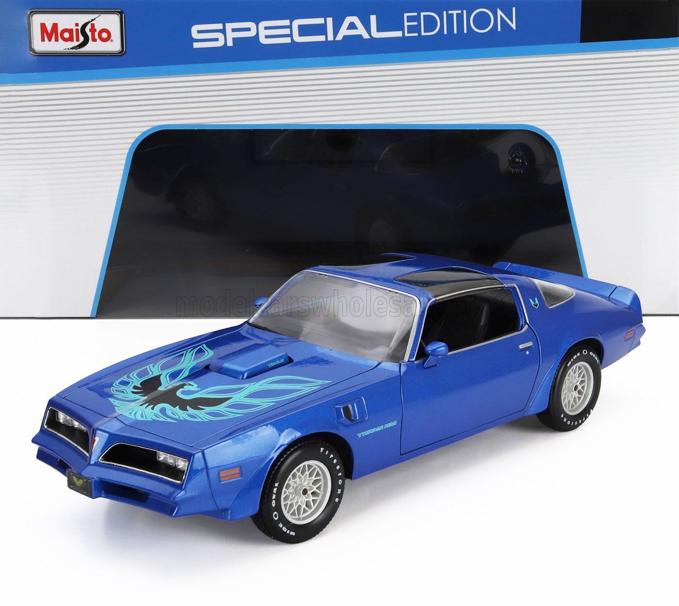 1:18 Maisto - Pontiac FIREBIRD TRANS AM 1978 - SPECIAL EDITION Blau