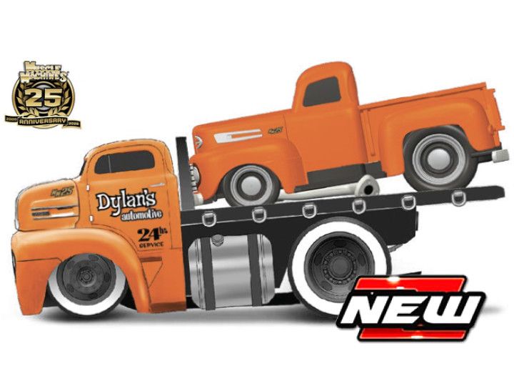 1:64 Maisto - Ford COE FLATBED 1950 + FORD F1 PICK UP 1949