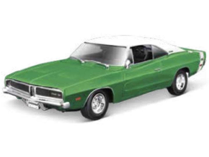 1:18 Maisto - 1969 Dodge Charger R/T Green White