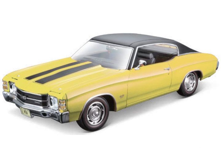 1:18 Maisto - 1971 Chevrolet Chevelle SS 454 Sport Coupe Yellow 1:18 Maisto - 1971 Chevrolet Chevelle SS 454 Sport Coupe Yellow