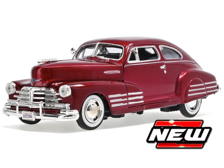 1:24 Maisto - Chevrolet FLEETLINE AEROSEDAN 1948 Red