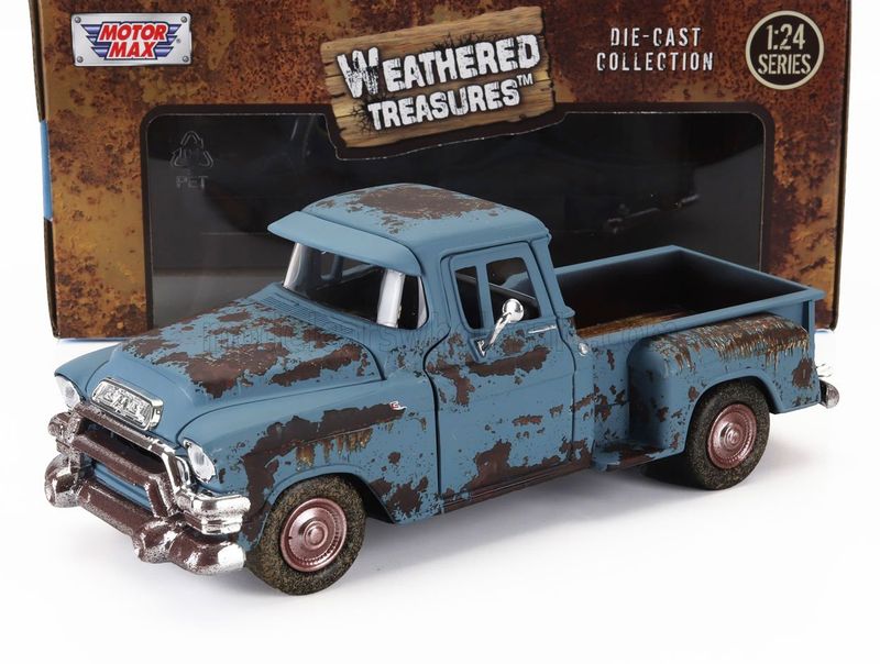 1:24 Motormax - GMC Chip Pickup 1955 Waethered Treasures