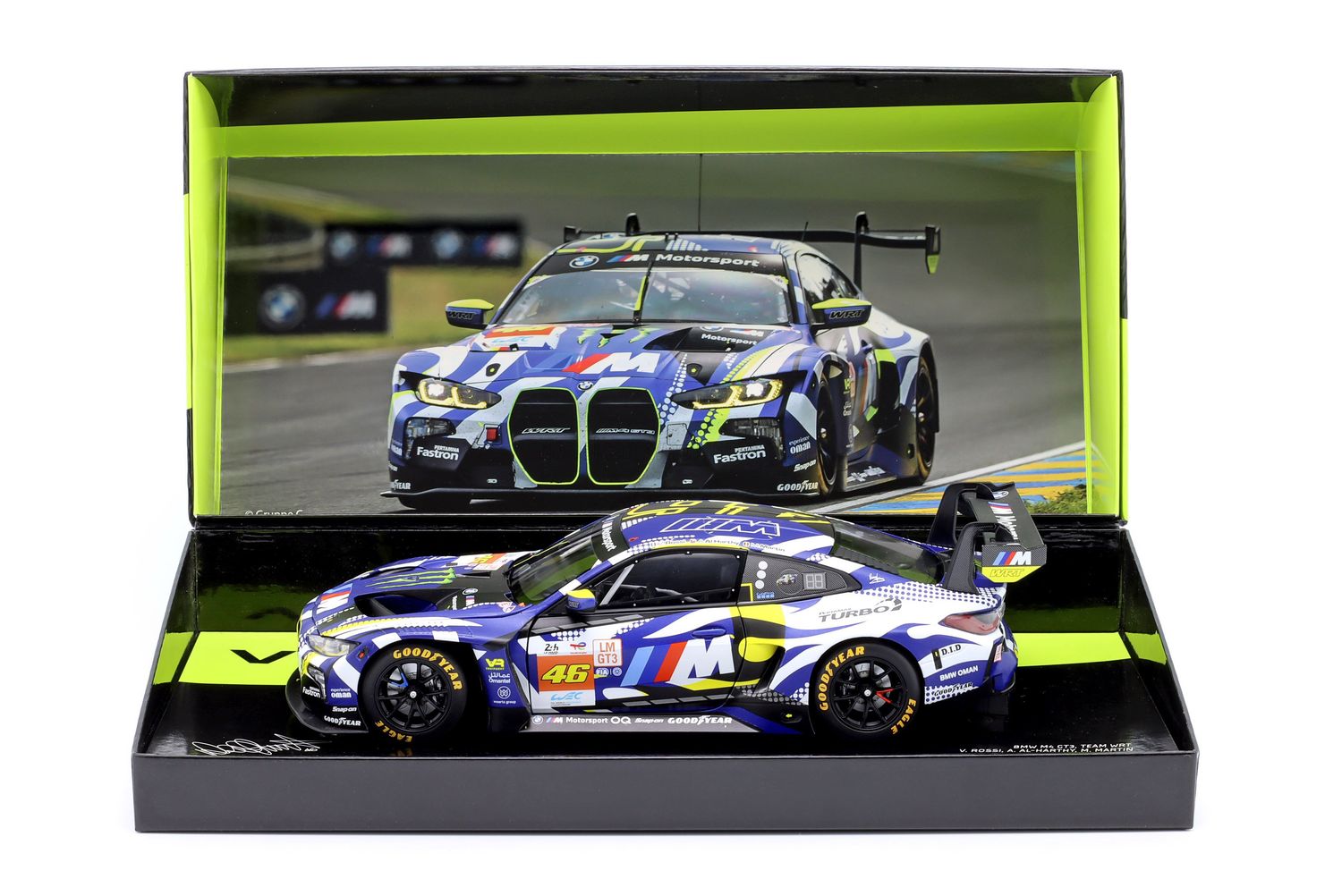 1:18 Minichamps - BMW 4-Series M4 GT3 Team ART #46 24h Le Mans 2024 V. Rossi - M. Martin - A. Al Harthy