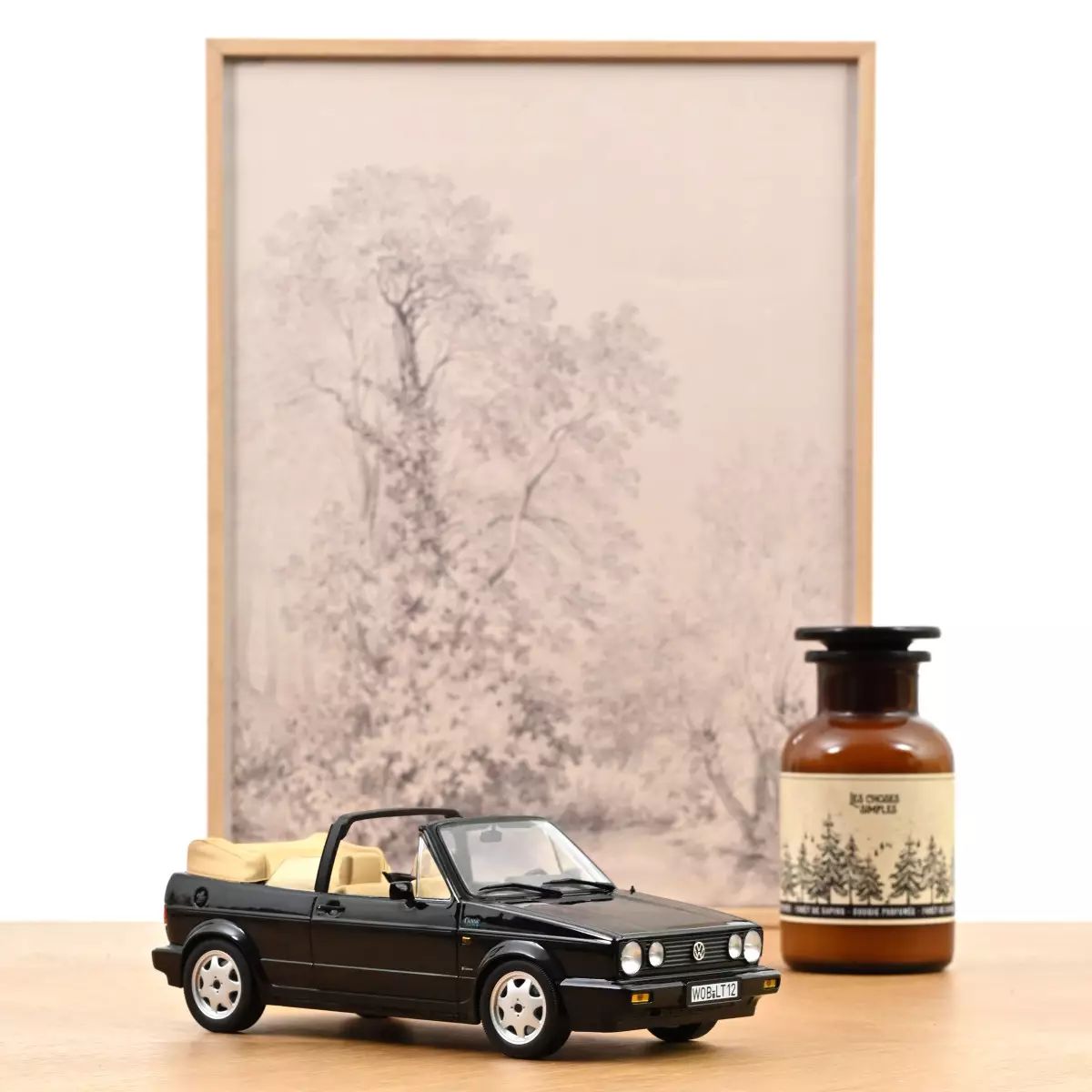 1:18 Norev - VW Golf Cabriolet 1992 Schwarz