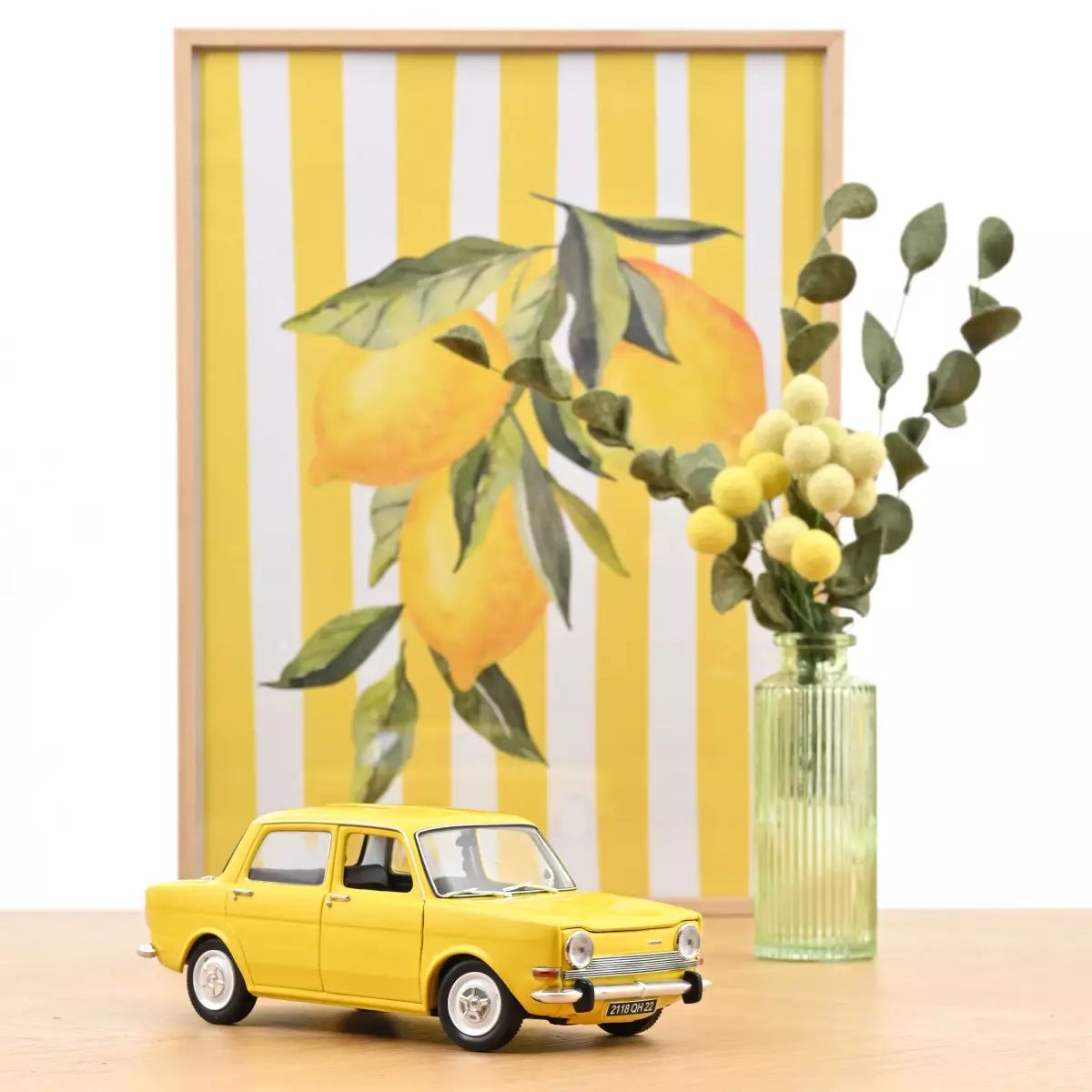 1:18 Norev - Simca 1000 LS 1974 Maya Yellow