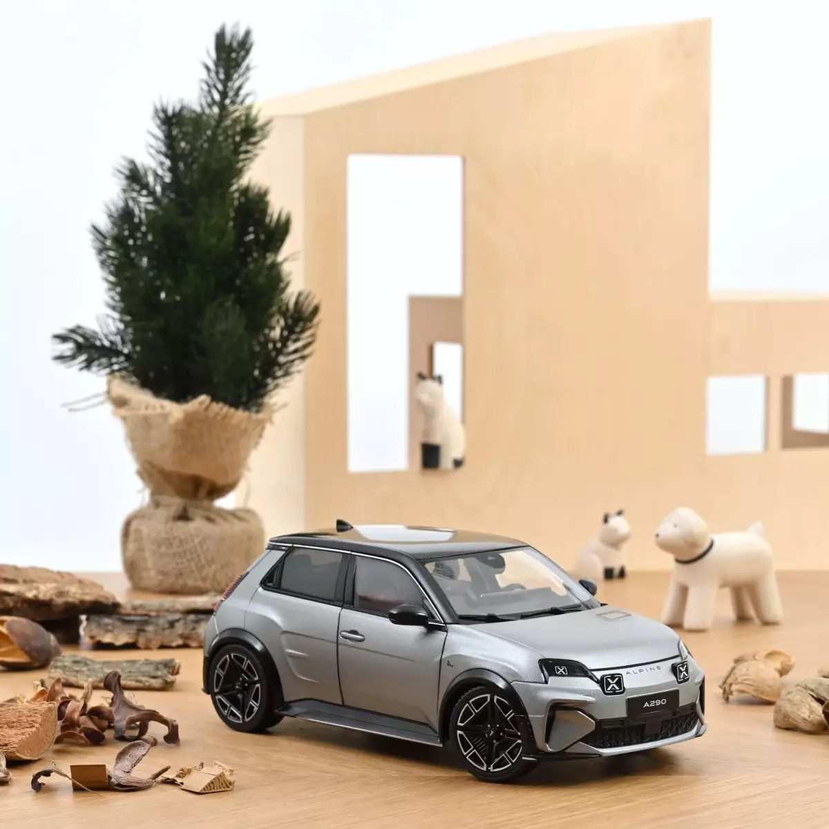 1:18 Norev - Alpine A290 GT 2025 Matt Tornade Grey & Black