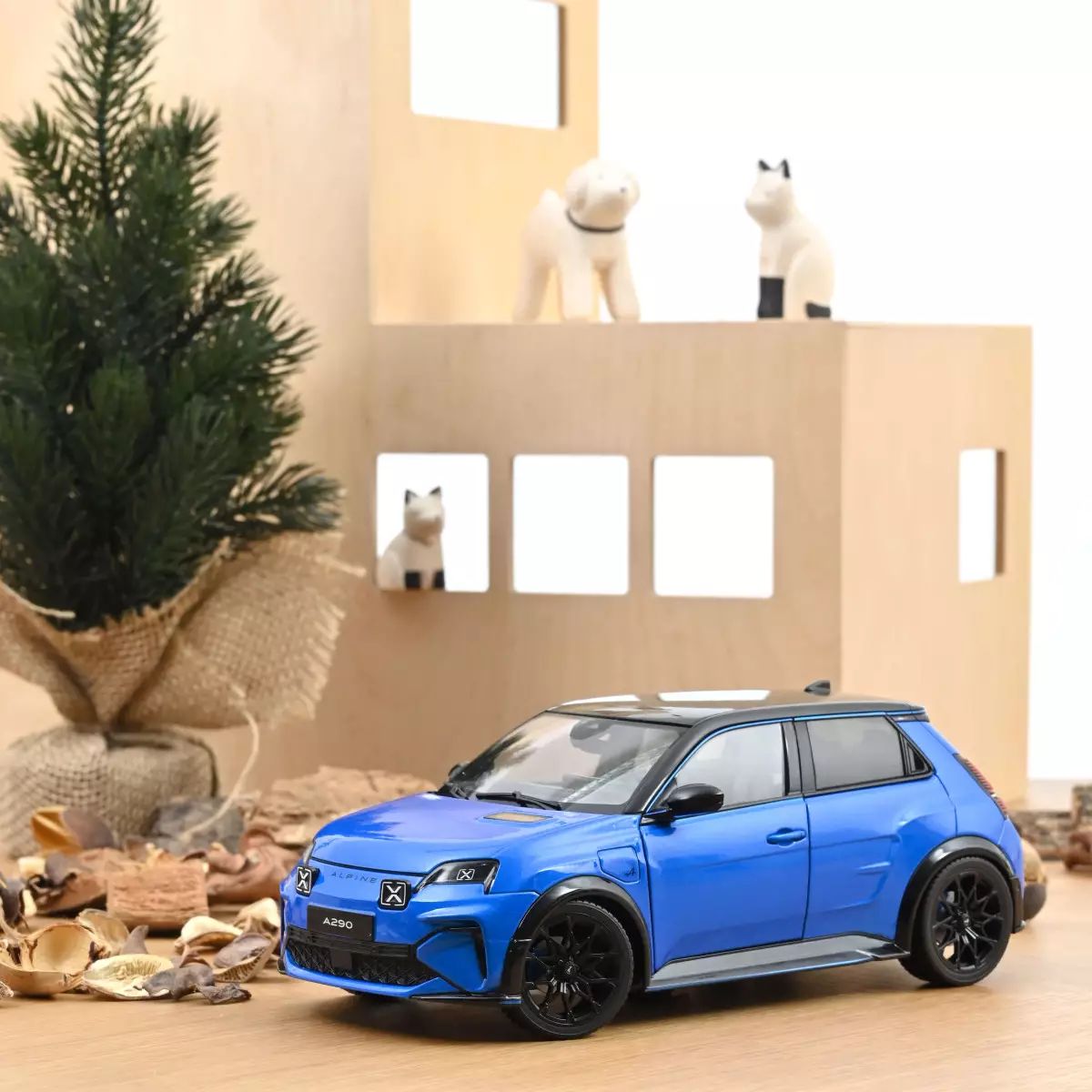 1:18 Norev - Alpine A290 GTS 2025 Alpine Vision Blue & Black