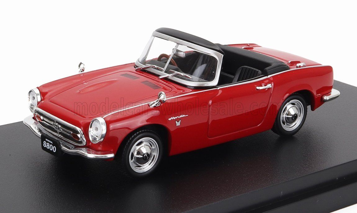 1:43 Hechette - 1966 Honda S800 (AS800) Spider Red