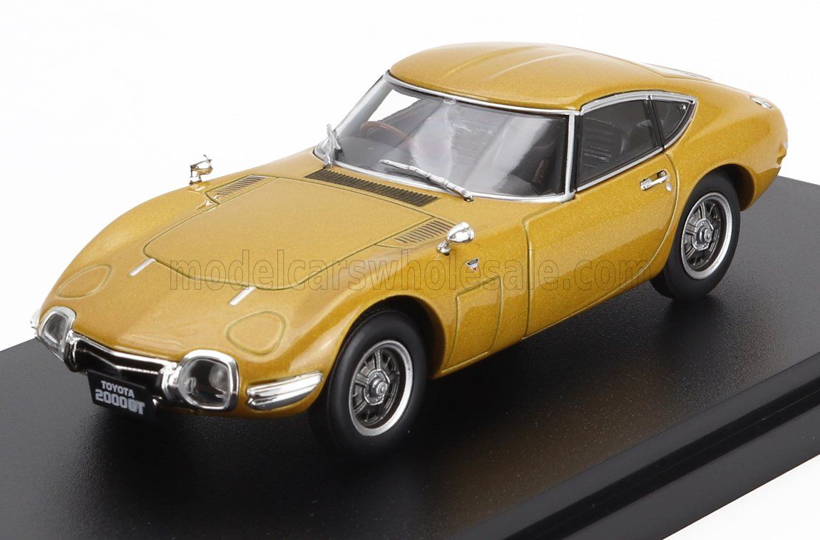 1:43 Hechette - 1969 Toyota 2000GT (MF10) Coupe Cooper Metallic