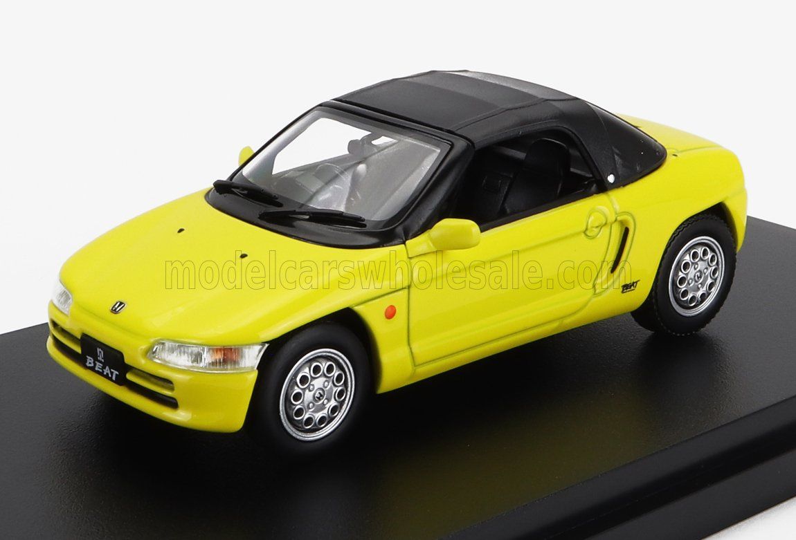 1:43 Hechette - 1991 Honda Beat (E-PP1) Yellow