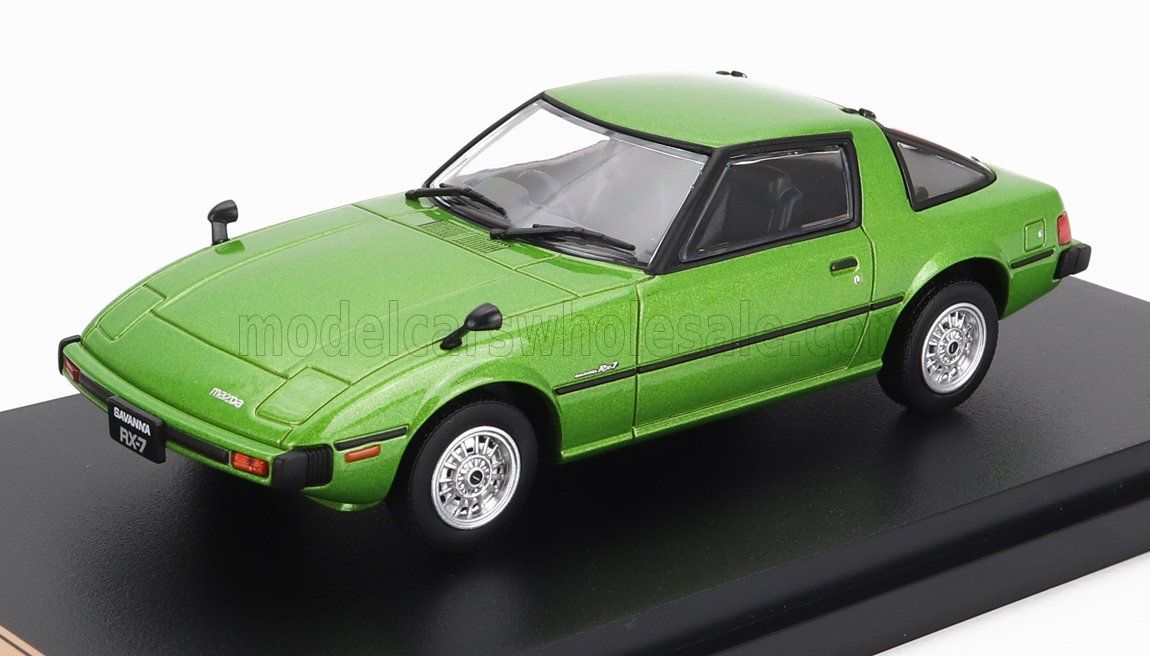 1:43 Hechette - 1978 Mazda RX-7 Savanna (SA22C) Green Metallic