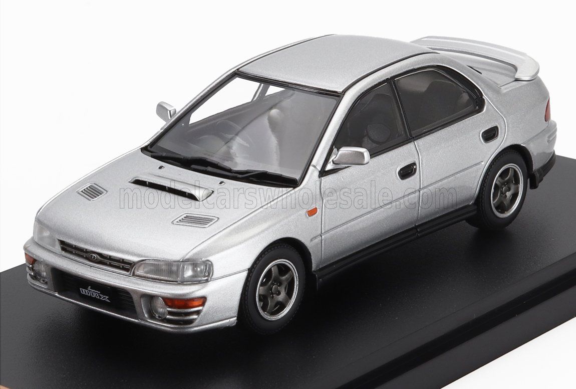 1:43 Hechette - 1992 Subaru Impreza WRX (E-GC8) Grey Metallic