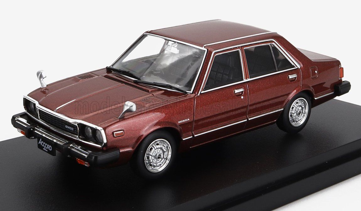 1:43 Hechette - 1977 Honda Accord Saloon (EX-L) Cooper Metallic