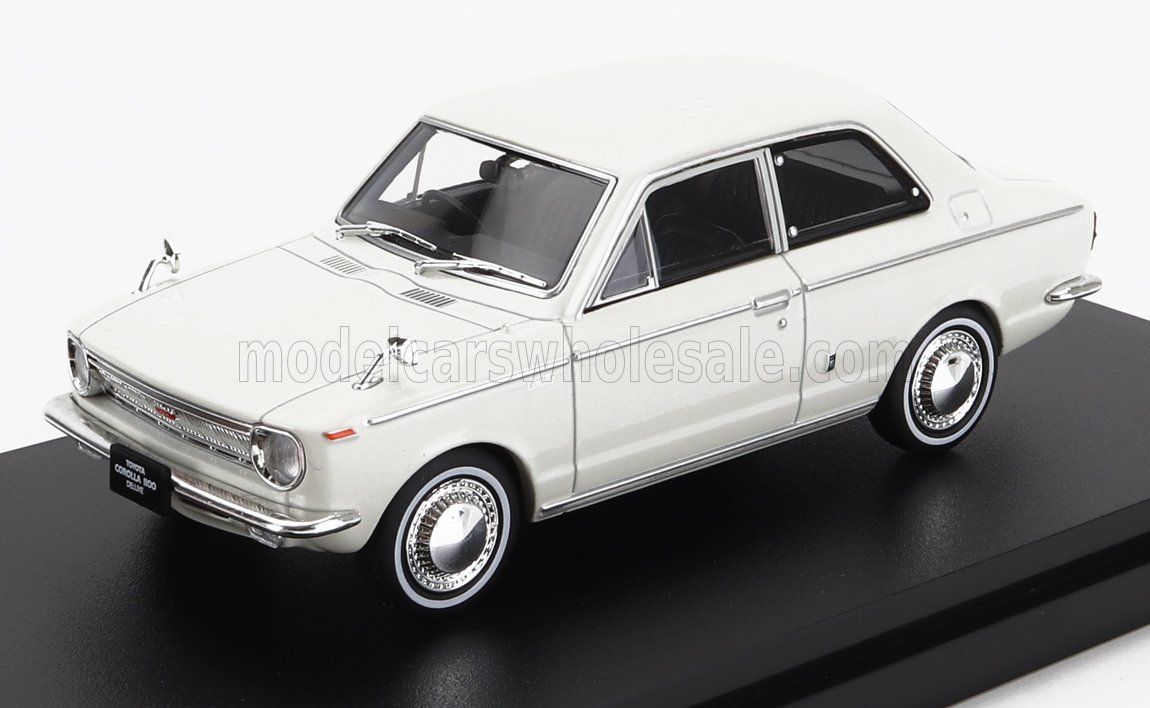 1:43 Hechette - 1966 Toyota Corolla 1100 DX (KE10-D) White