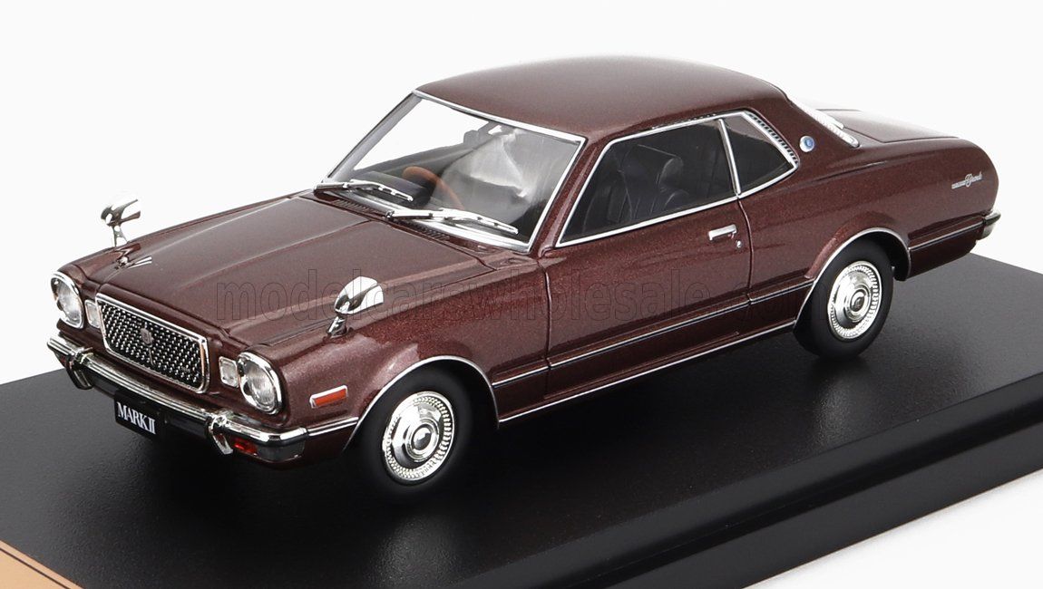 1:43 Hechette - 1976 Toyota Toyopet Corona MKII HT 2600 Grande (X30) Brown Metallic