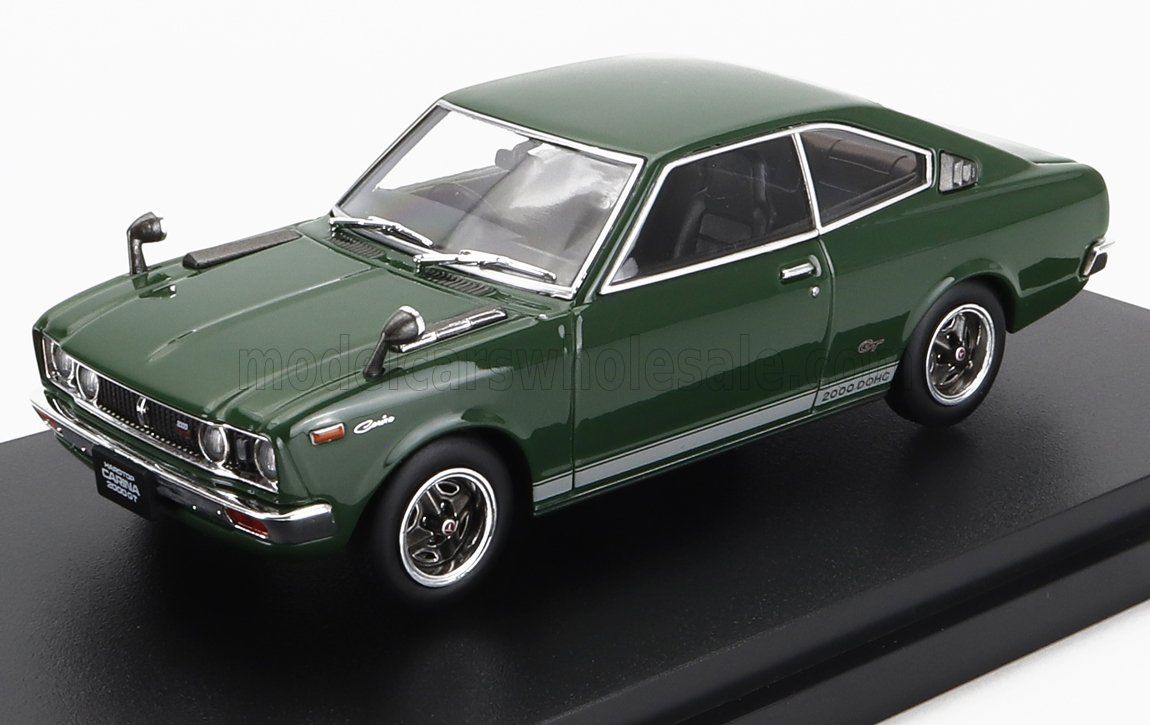 1:43 Hechette - 1974 Toyota Cartina HT 2000GT RA15-MQ(R) Green