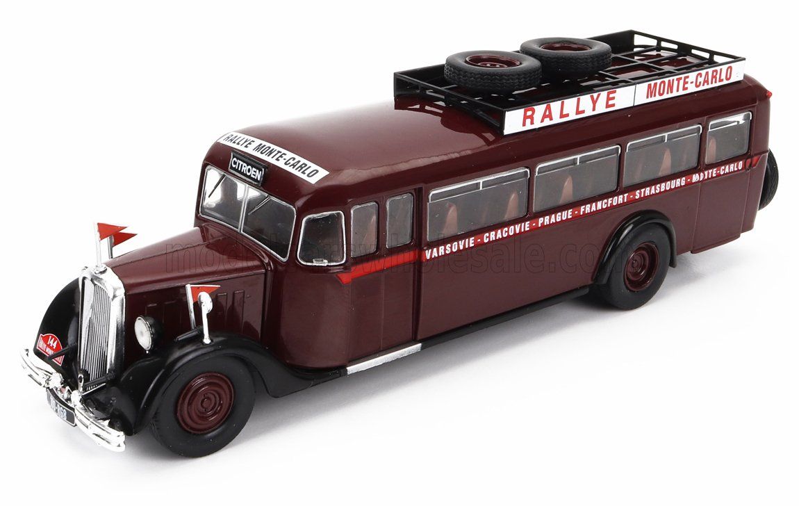 1:43 Hechette - 1934 Citroen T45 Autobis Rally Montecarlo France
