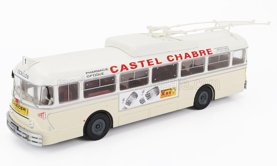 1:43 Hechette - 1963 Chausson VBC-APURMTT Autobus Filobus France