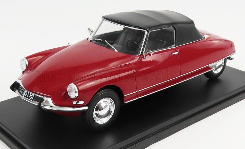 1:24 Hechette - 1963 Citroen DS419 Cabriolet Red Black