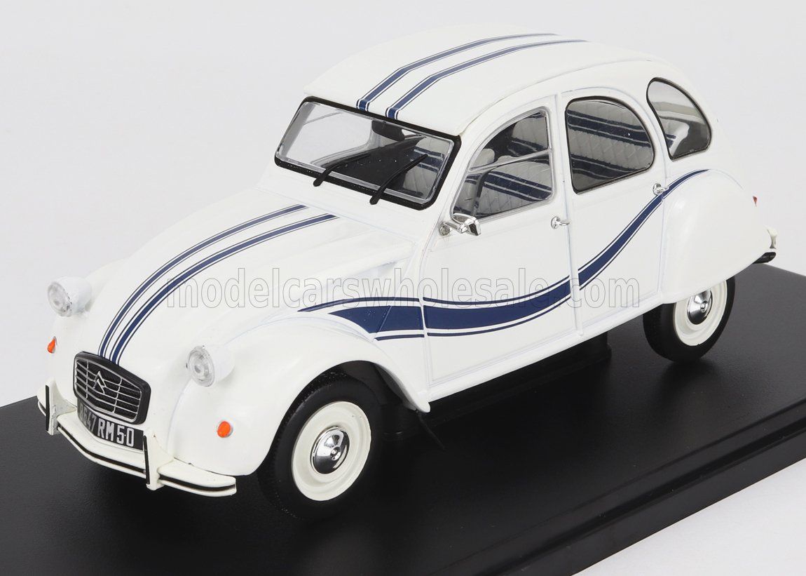 1:24 Hechette - 1983 Citroen 2CV France 3 White