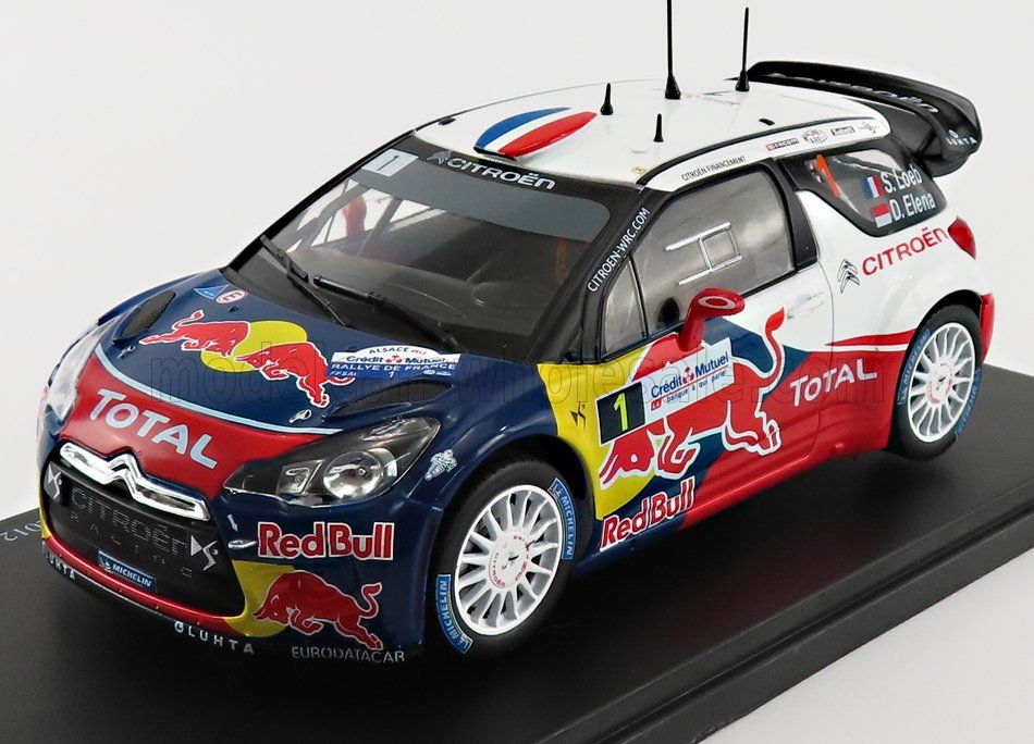 1:24 Hechette - Citroen DS3 WRC Redbull Total #1 Rally D'Alsace 2012 S. Loeb - D. Elena