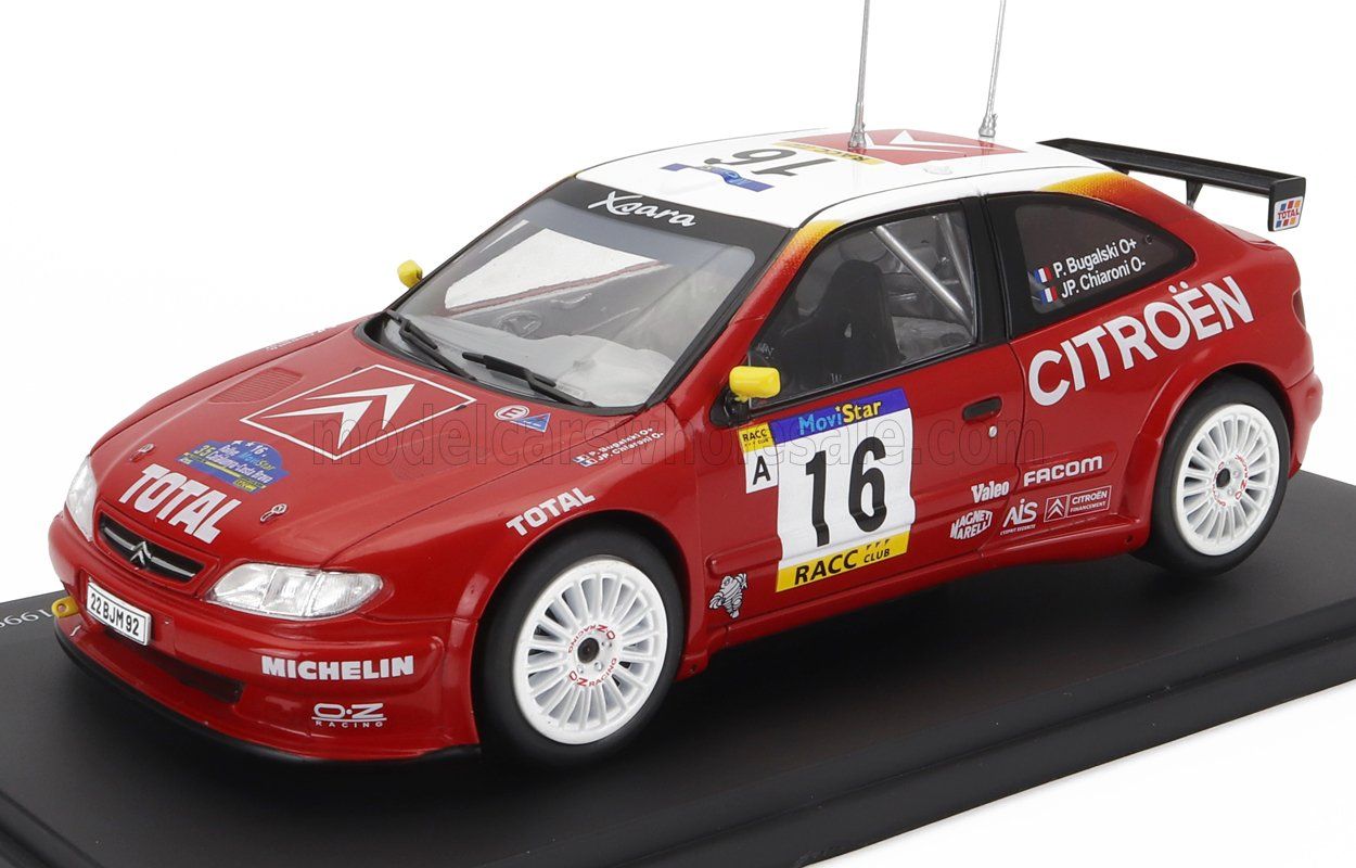 1:24 Hechette - Citroen Xsara Kit Car #16 Winner Rally Costa Brava Catalunya 1999 P. Bugalsko - J. Chiaroni