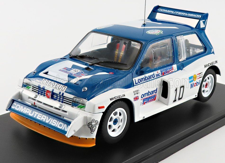 1:24 Hechette - MG Metro 6R4 Mobil #10 Rally RAC GB 1985 T. Pont - R. Arthur